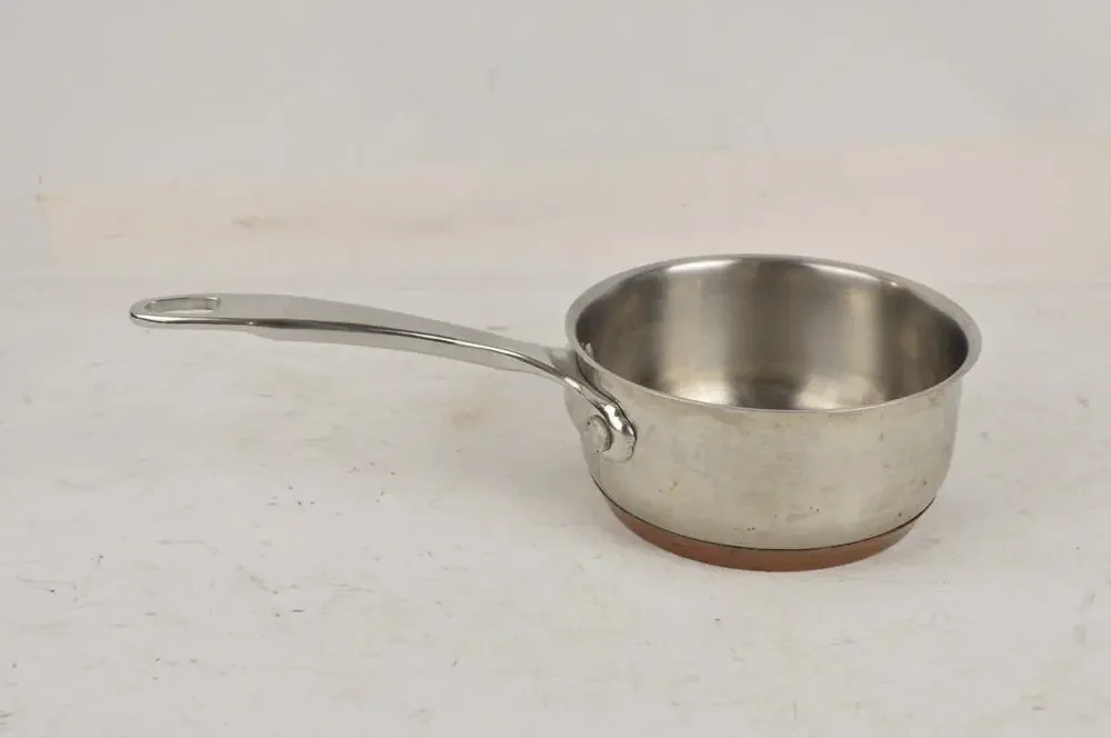 Chefmate 1.5 Qt Stainless Steel Copper Pan Bottom Saucepan 6